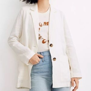 Madewell Linen Dorset Blazer